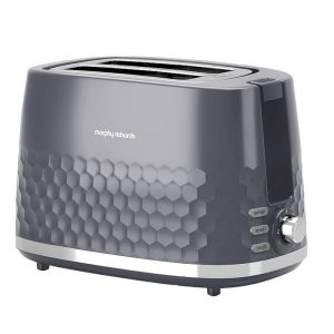 Morphy Richards Hive | 2 Slice Toaster | Grey | 220033