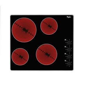 Whirlpool 60cm 4 Zone Ceramic Hob | AKM609IX
