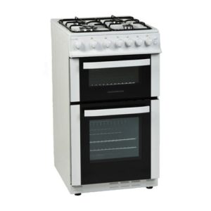 Nordmende 50cm Twin Cavity LPG Gas Cooker | White | CTG52LPGWH