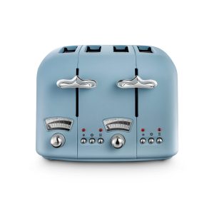 DeLonghi Argento Flora | 4 Slice Toaster | Blue | CT04.AZ
