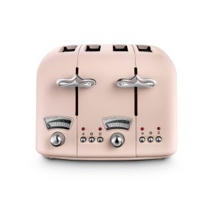 DeLonghi Argento Flora | 4 Slice Toaster | Pink | CT04.PK