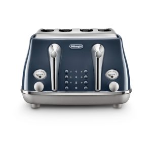 DeLonghi Icona Capitals | 4 Slice Toaster | Blue | CTOC4003.BL