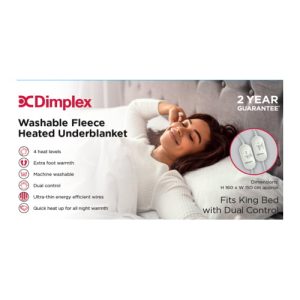 Dimplex King Size | Dual Control Heated Electric Underblanket | DFB2004