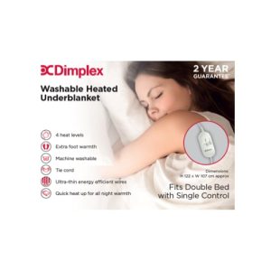Dimplex Double Size | Single Control Electric Blanket | DUB1002