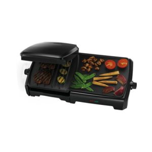 George Foreman Large Health Grill & Griddle Variable Temperature | Black | 23450
