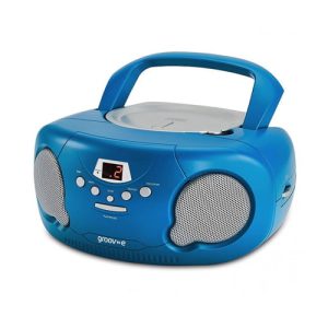 Groov-e Original Boombox Portable CD Player with Radio | GVPS733/BE