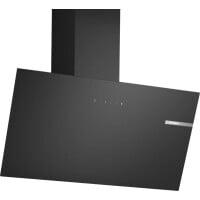 Bosch Series 2 | 60cm Angled Chimney Cooker Hood | Black | DWK65DK60B