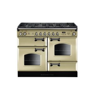 Rangemaster Infusion Classic 110 Dual Fuel Range Cooker | Cream