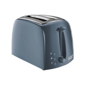 Russell Hobbs Textures | 2 Slice Toaster | Grey | 21644