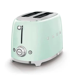 Smeg Retro Style | 2 Slice Toaster | Pastel Green | TSF01PGUK