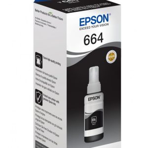 Epson 664 Ecotank Ink Refill Bottle Black | C13T664140
