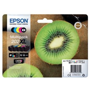 Epson 202 XL Kiwi Ink Cartridges Multipack | C13T02G74010