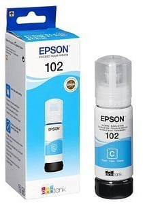 Epson 102 Ecotank Ink Refill Bottle Cyan | C13T03R240