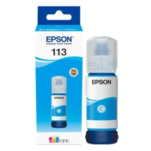 Epson 113 Ecotank Ink Refill Bottle Cyan | C13T06B240