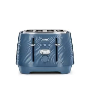 DeLonghi Ballerina Seta | 4 Slice Toaster | Silk Blue | CTDS4003.BL