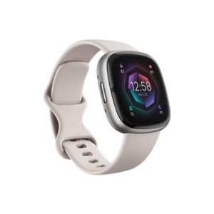 Fitbit Sense 2 SmartWatch | Lunar White & Platinum | 79-FB521SRWT