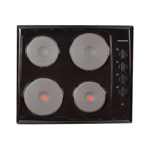 Nordmende 60cm Solid Plate Hob | Black | HE62BL