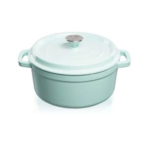 Grand Feu Enamel Cast Iron 3.5L Casserole Pot | Light Blue | FEUMBLUE