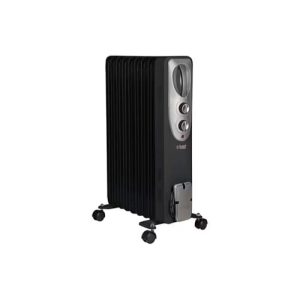 Russell Hobbs 9 Fin Oil Filled Radiator | Black | RHOFR5002B