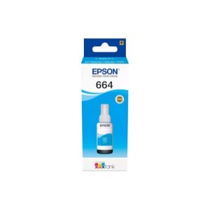 Epson 664 EcoTank Refill Ink Bottle | Cyan | C13T664240