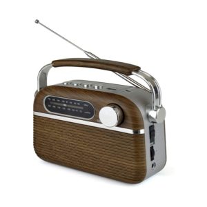 Lloytron Vintage Rechargeable Portable Bluetooth AM/FM Radio | PP6403