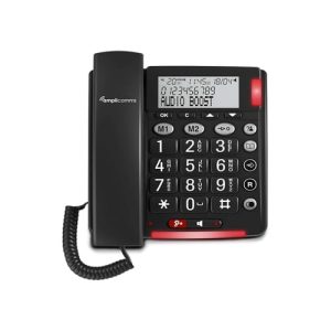Amplicomms BigTel 48 Plus CG2 Big Button Corded Phone | Black | ATL1425451
