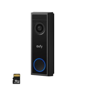 Eufy C31 2K Video Doorbell with 32GB MicroSD Card | T8223312