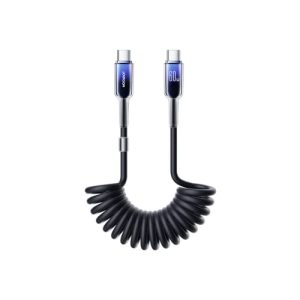 Joyroom 1.2m Coiled Type-C to C Fast Charging Cable | HL-SA43-CC-B