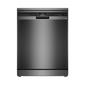 Siemens iQ500 | 14 Place Freestanding Dishwasher | Brushed Black Steel | SN25EC13CE