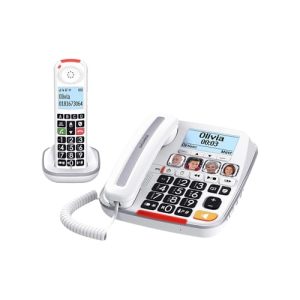 Swissvoice Xtra 3355 Combo Big Button Corded & Cordless Phone with Answer Machine | ATL1424034