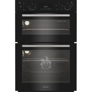 Indesit Built-In Electric Double Oven | Black | DII10DB