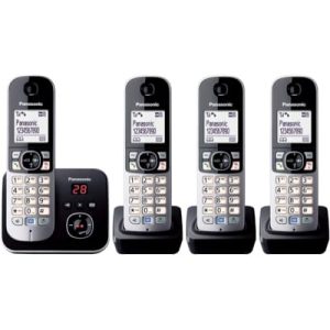Panasonic Digital Cordless Phones 4 Pack | KX-TG6824
