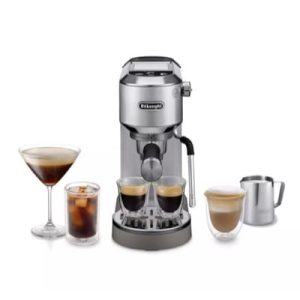 DeLonghi Dedica Duo Espresso Coffee Machine | Stainless Steel | EC890.M