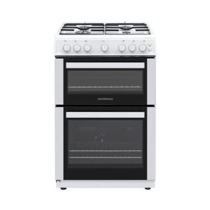 Nordmende 60cm Twin Cavity LPG Gas Cooker | White | CTG62LPGWH