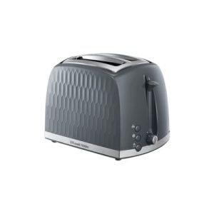 Russell Hobbs Honeycomb | 2 Slice Toaster | Grey | 26063