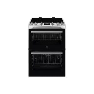 Electrolux 60cm Double Oven Electric Cooker with Induction Hob | Stainless Steel | LKI655200X