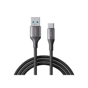 Joyroom USB-A to USB-C Braided Charging Cable | 2m | Black | HL-SA28-AC-B2