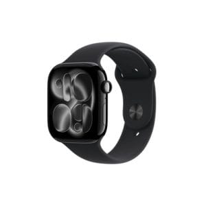 Apple Watch Series 11 | 46mm | GPS | Black Aluminium Case with Black Sport Band M/L | MEUX4MP/A