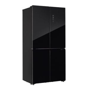 Powerpoint American Style Fridge Freezer | Black Glass | P9917CDSKBLG