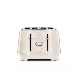 DeLonghi Ballerina Seta 4 Slice Toaster | Silk Cream | CTDS4003.CR