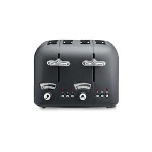 DeLonghi Argento Silva 4 Slice Toaster | Grey | CT04.GY