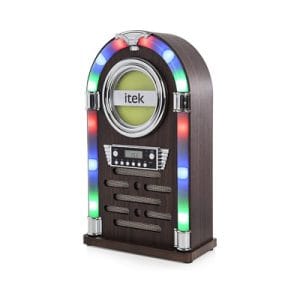 iTek Mini Bluetooth Jukebox Station wih CD Player & Radio | I60018CD